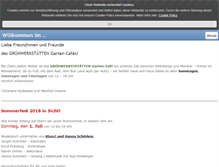 Tablet Screenshot of garten-cafe.net